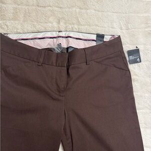 The Limited Chocolate Brown Dress Pants/Trousers- 4 long/tall